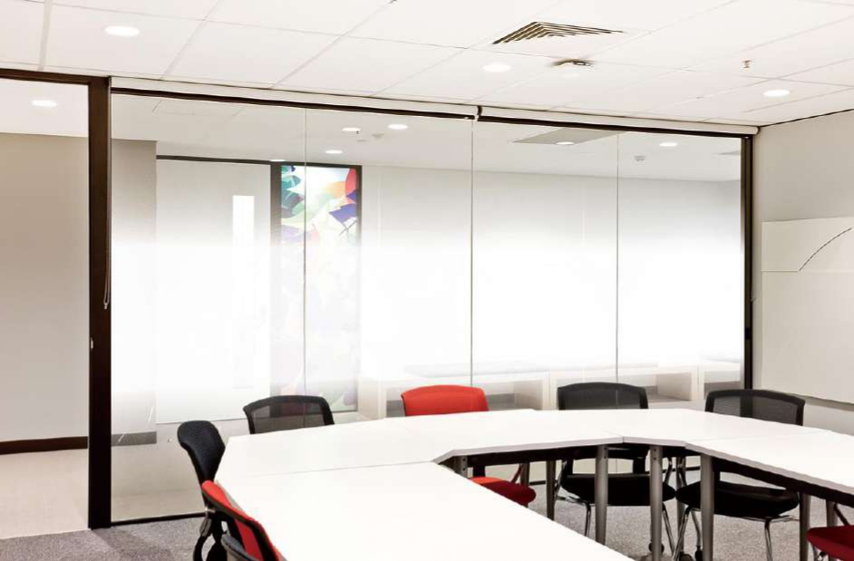 Gradient Milky White Frosted Window Film